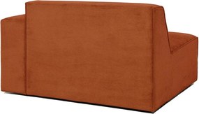 Модул за оранжев велурен диван (десен ъгъл) Sting - Scandic