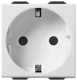 VIMAR 09208 Контакт SICURY немски стандарт 2P+E 16 A 250 V~ Бял, 2M  NEVE UP