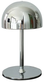 LED настолна лампа с дистанционно управление в сребрист цвят с метален абажур (височина 22 cm) Tim – Sirius