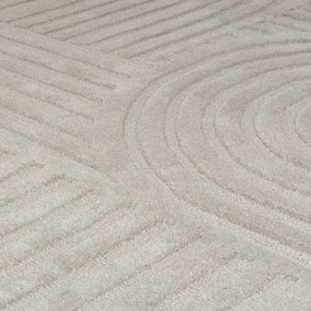Сив вълнен килим , 120 x 170 cm Zen Garden - Flair Rugs