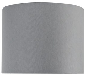 Абажур сив 18/18/14 с бяла вътрешност