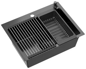 Стоманена мивка LUKE 100 Black