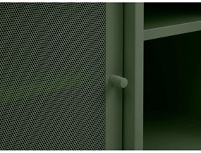 Тъмнозелена метална маса за телевизор 160x55 cm Veep – Unique Furniture