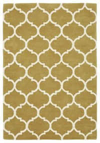 Ръчно изработен вълнен килим в цвят жълта охра 120x170 cm Albany – Asiatic Carpets