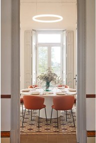 Оранжеви тапицирани трапезни столове в комплект 2 бр. Add – Teulat