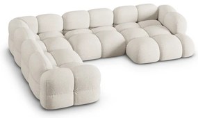 Бежов ъглов диван (ляв ъгъл/U форма) Loretto – Cosmopolitan Design