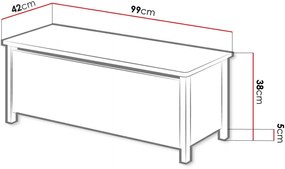 Шкаф за съхранение Luna