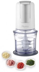 Мини Чопър HOMA HBC4088, 400W, 0.5L, 3 ножчета, Бял