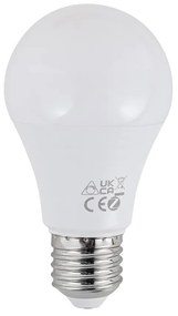 E27 Димируема LED крушка A60 Опал 9W 806lm 2700-6500K