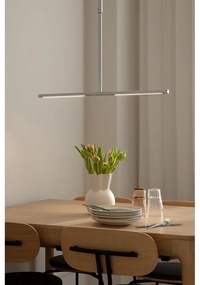 Метално LED висящо осветително тяло в сребрист цвят с метален абажур Omni Ceiling – UMAGE