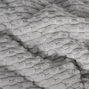 Светлосиво капитонирано покривало за легло 230x260 cm – Ixia