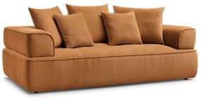 Шенилов диван в цвят горчица 237 cm Whesley – Bobochic Paris