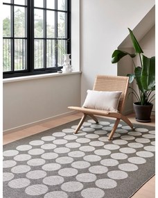 Кафява и бежова пътека за открито и закрито 70x160 cm Hugo Walnut Linen – Pappelina