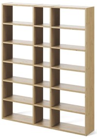Етажерка за книги в дъбов декор 182x224 cm Pombal - TemaHome