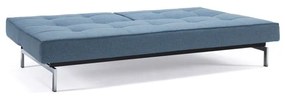 Светлосин разтегателен диван с метална основа Mixed Dance Light Blue Splitback - Innovation