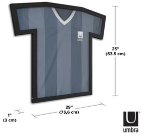 Черна пластмасова висяща рамка 62x72 cm T-Frame – Umbra