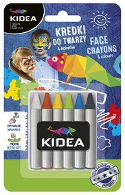Kidea - Пастели за лице 6 цвята