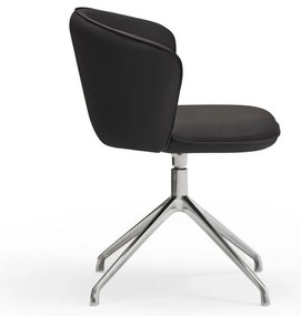 Черни тапицирани трапезни столове в комплект 2 бр. Add – Teulat