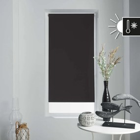 Черна текстилна ролетна щора 90x180 cm Occult – douceur d'intérieur