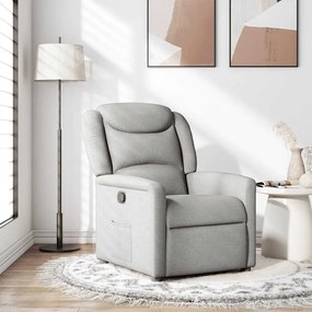 Sonata H Recliner Chair Cloud Grey Fabric