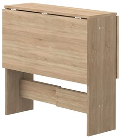 Сгъваема маса за хранене от дъб 76x28 cm Papillon - TemaHome