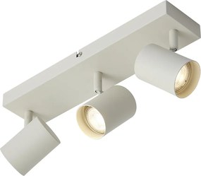 Модерен таванен спот бежов 3-светлини регулируем - Jeana