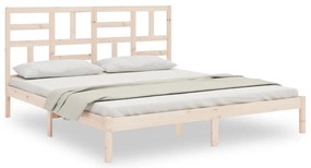 3105965 vidaXL Рамка за легло без матрак, масивна дървесина, 180x200 см
