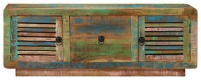 4009377 vidaXL ТВ шкаф, 110x30x40 см, масивно регенерирано дърво