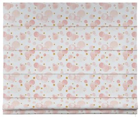 Детска ролетна щора в бяло и розово 170x160 cm Magic - Yellow Tipi