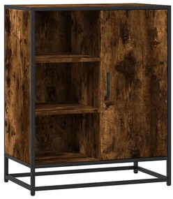 848996 vidaXL Сайдборд, опушен дъб, 62x35x76 см, инженерно дърво