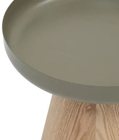 Помощна маса atmosphera Hercyna, MDF, Ø40 см - Бежов