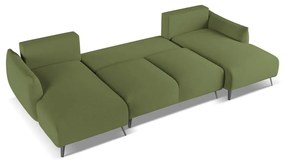 Зелен ъглов диван Malie – Makamii