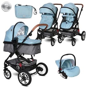 Комбинирана детска количка LORA SET LORELLI - SKY Blue new