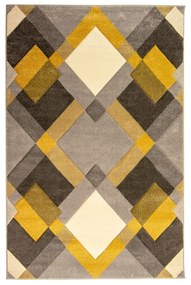 Сив и жълт килим , 120 x 170 cm Nimbus - Flair Rugs