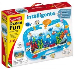 Quercetti - Мозайка 316 части Ocean Fun Fish and Pegs