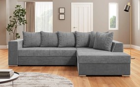 Разтегателен ъглов диван + табуретка Лондо