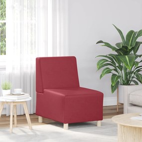 4108491 vidaXL Диван стол виненочервен 55 x 74 x 82 см Изкуствена кожа