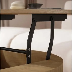 ФРИДА Оазис Дъб – МОДЕРНА ХОЛНА МАСА С ПОВДИГАЩ ПЛОТ И СКРИТО ПРОСТРАНСТВО ЗА СЪХРАНЕНИЕ