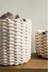 Текстилна кошница ø 25x25 cm Peach Skin Round M – Bigso