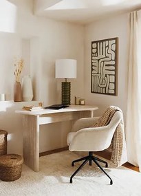 Бюро atmosphera Anaya, MDF, Травертинов ефект, 120x60x75 cm