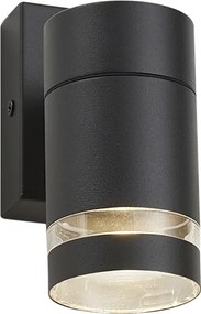 Модерна външна стенна лампа черна IP44 - Ensam