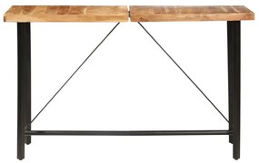 286596 vidaXL Бар маса 180x70x107 см акациево дърво масив
