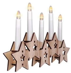 Solight 1V222 - LED коледен свещник 5xLED/2xAA батерии