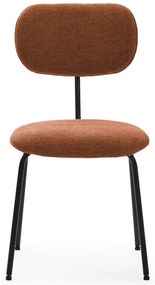 Трапезни столове в комплект от 4 бр. в тухлен цвят Dash – Marckeric