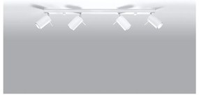 Бяло таванно осветително тяло 4L Etna - Sollux