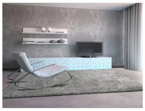 Сив килим Aqua Liso, 57 x 110 cm - Universal