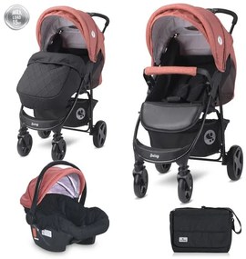 Детска лятна количка DAISY BASIC SET LORELLI - Black&Ginger ORANGE