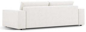 Бял разтегателен диван от букле 247 cm Jodie – Micadoni Home