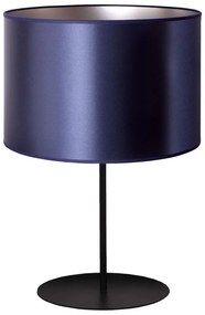 Duolla - Настолна лампа CANNES 1xE14/15W/230V 20 см синя/сребриста/черна