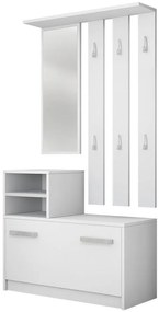 Мебели за антре Kolom-White